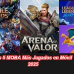 Los 5 MOBA más jugados en móvil en 2025