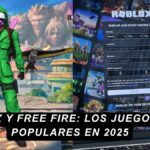 Roblox y Free Fire, juegos más populares en 2025 entre gamers